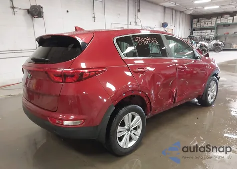 2017 Kia Sportage Lx from USA, damaged, VIN KNDPMCAC8H7247489